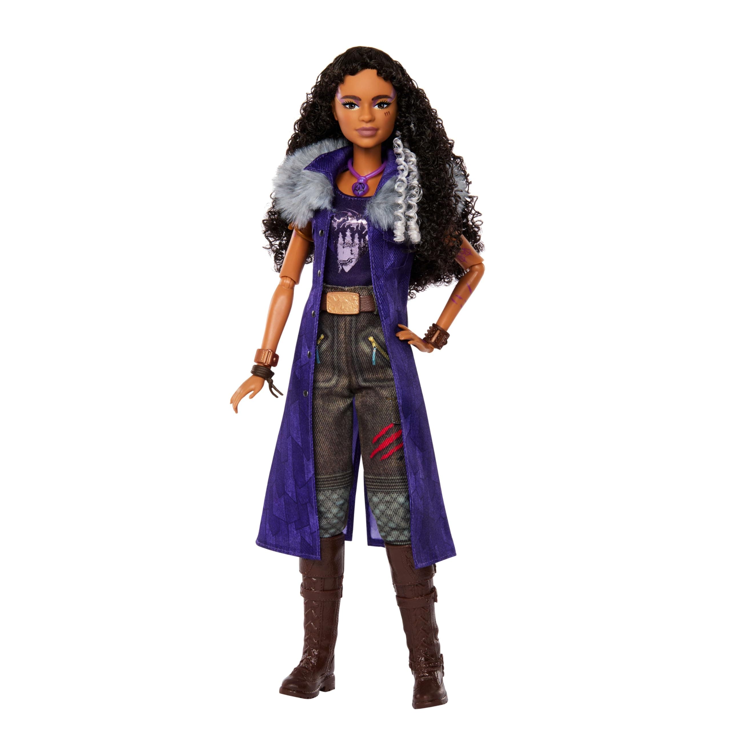Mattel Disney Zombies 4: Dawn of the Vampires Willa Lykensen Fashion Doll with Removable Outfit & 7 Accessories, Inspired by the Movie, JFG34