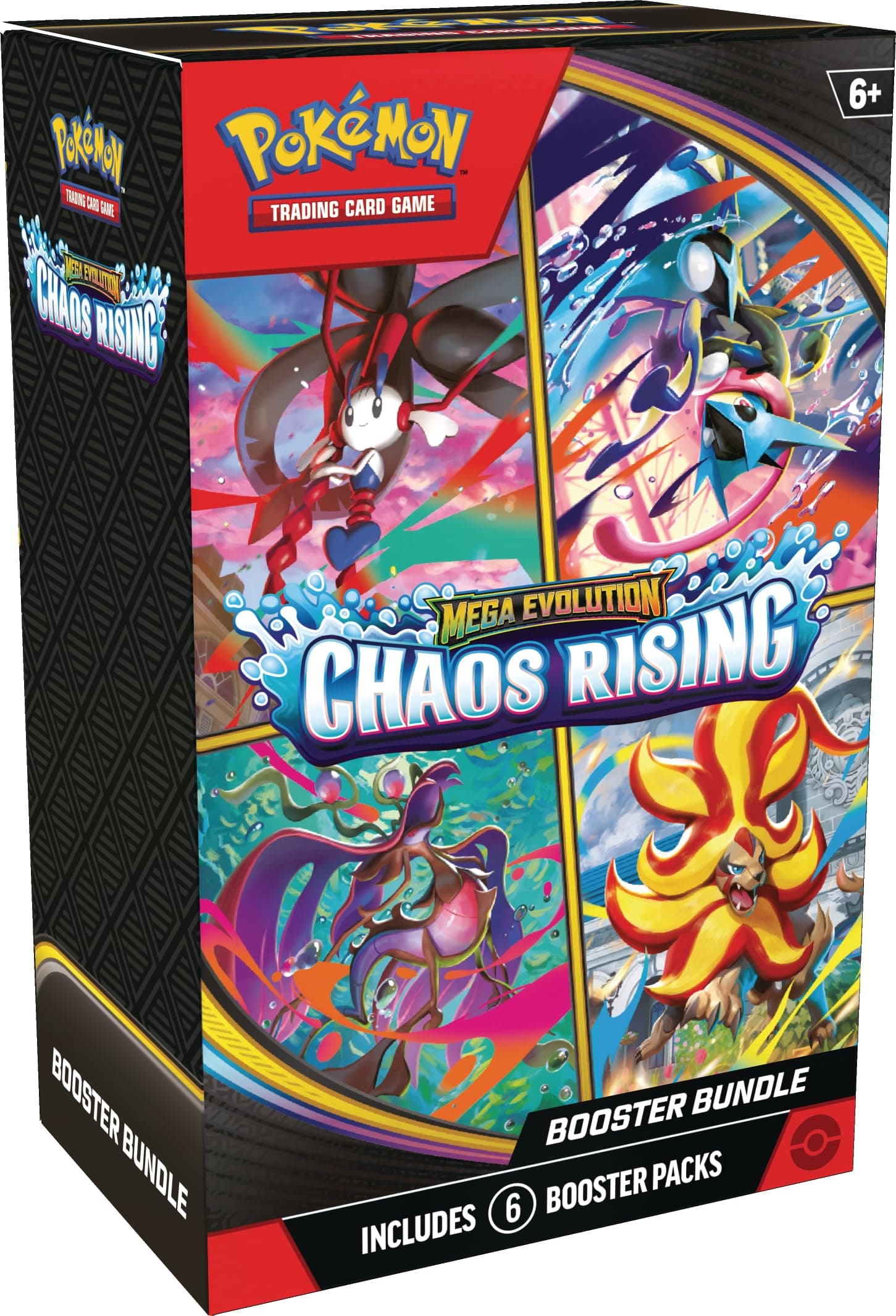 Pokémon TCG: Mega Evolution—Chaos Rising Booster Bundle (6 Booster Packs)