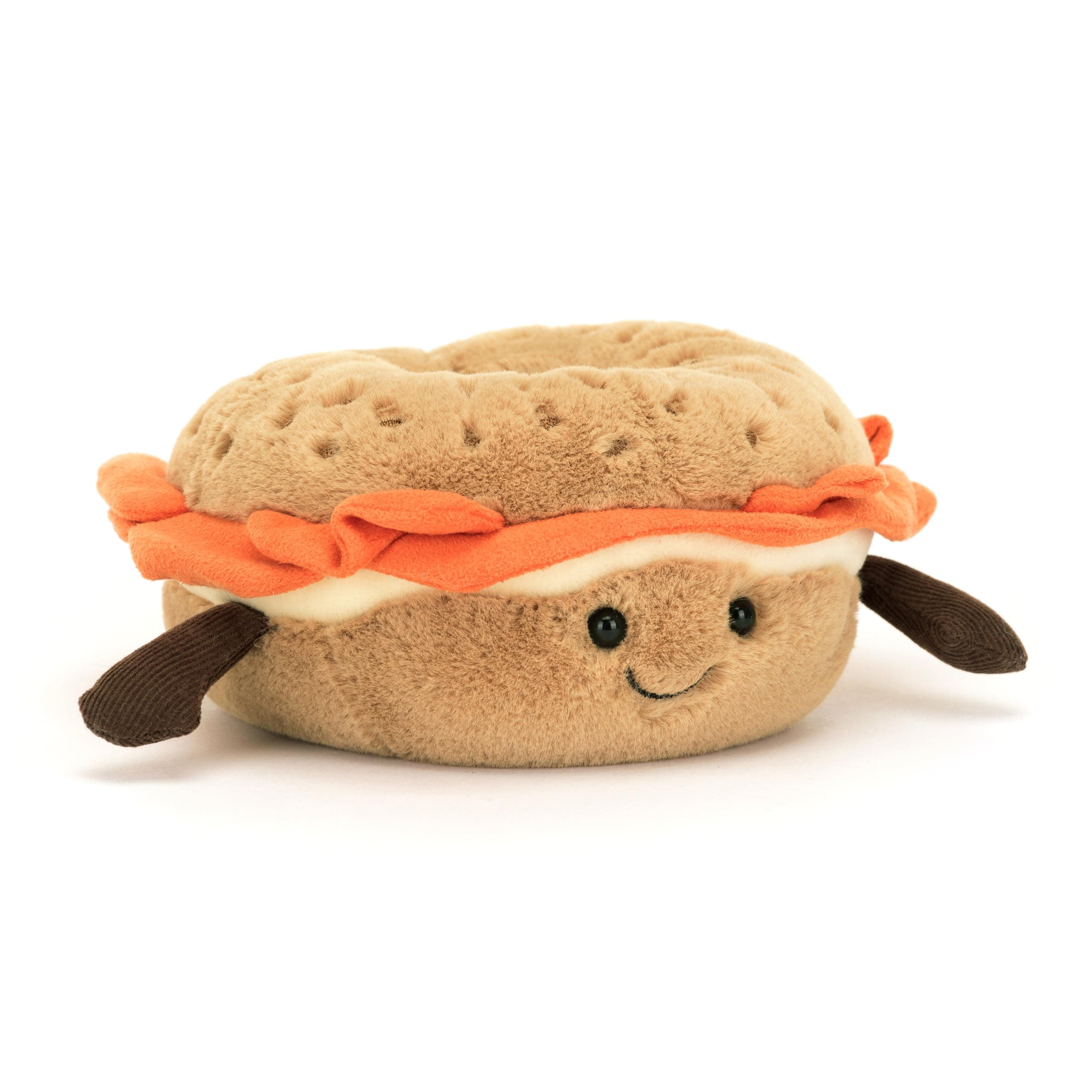 Jellycat Amuseables Bagel, 5 Inches - Fun Gift Idea