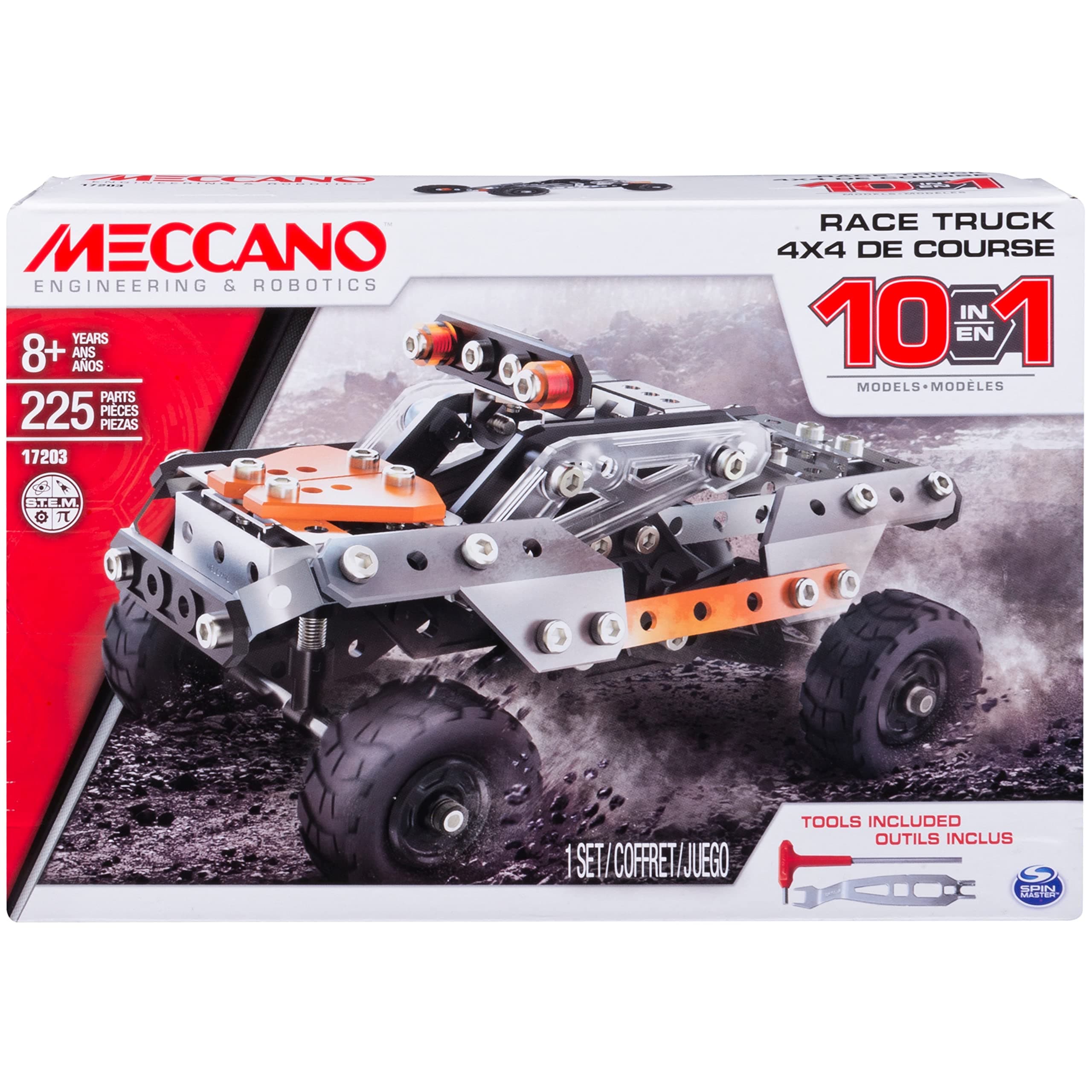 Meccano 10 Model Set - Truck (Styles Vary)