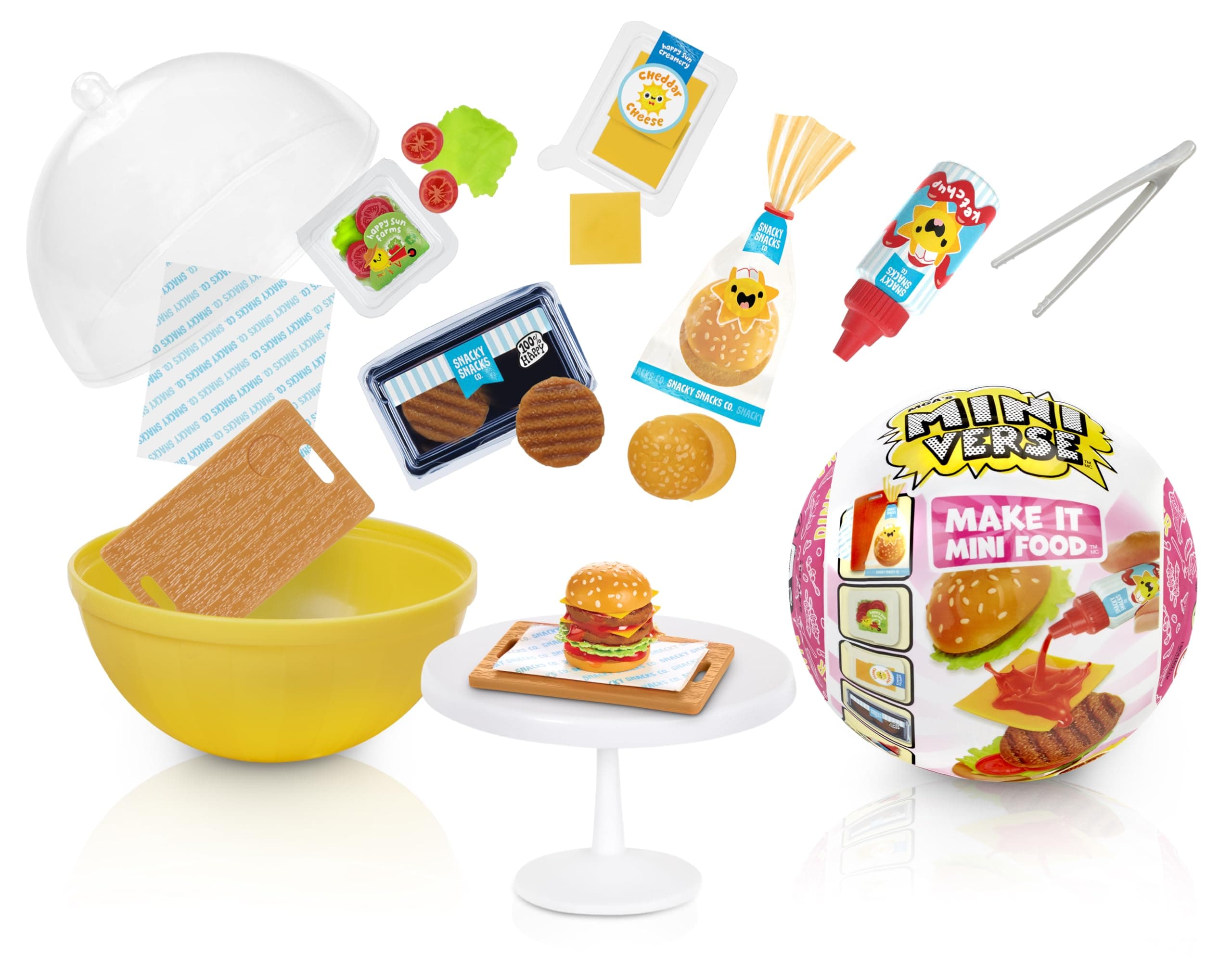 MGA's Miniverse Make It Mini Food - Diner Series 3 - Mini Collectibles in Mystery Blind Packaging - DIY Resin Play - Replica Food, NOT EDIBLE - For Collectors and Ages 8+ Years