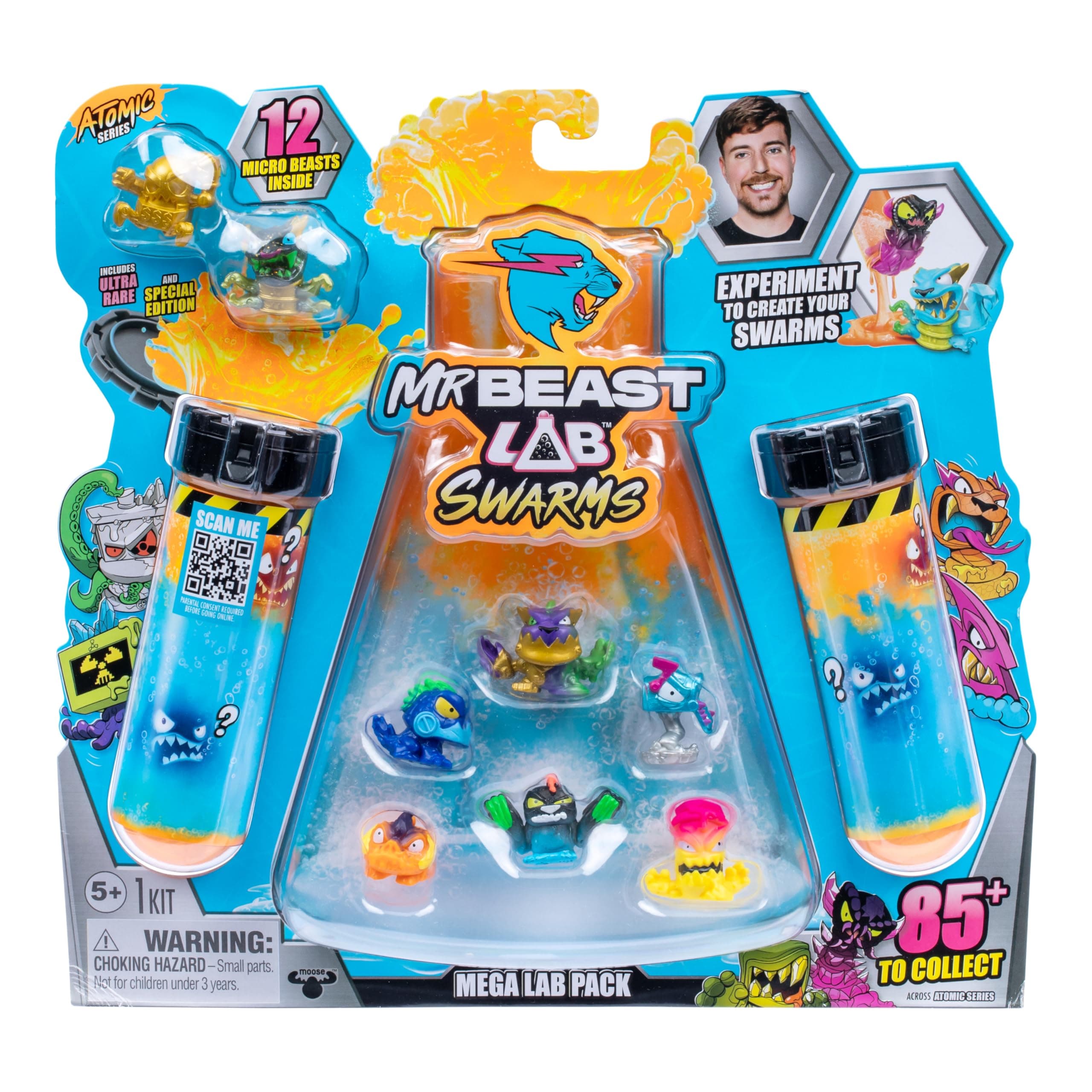 MrBeast Lab Swarms Atomic Series 12 Pack - Night Fright Panther