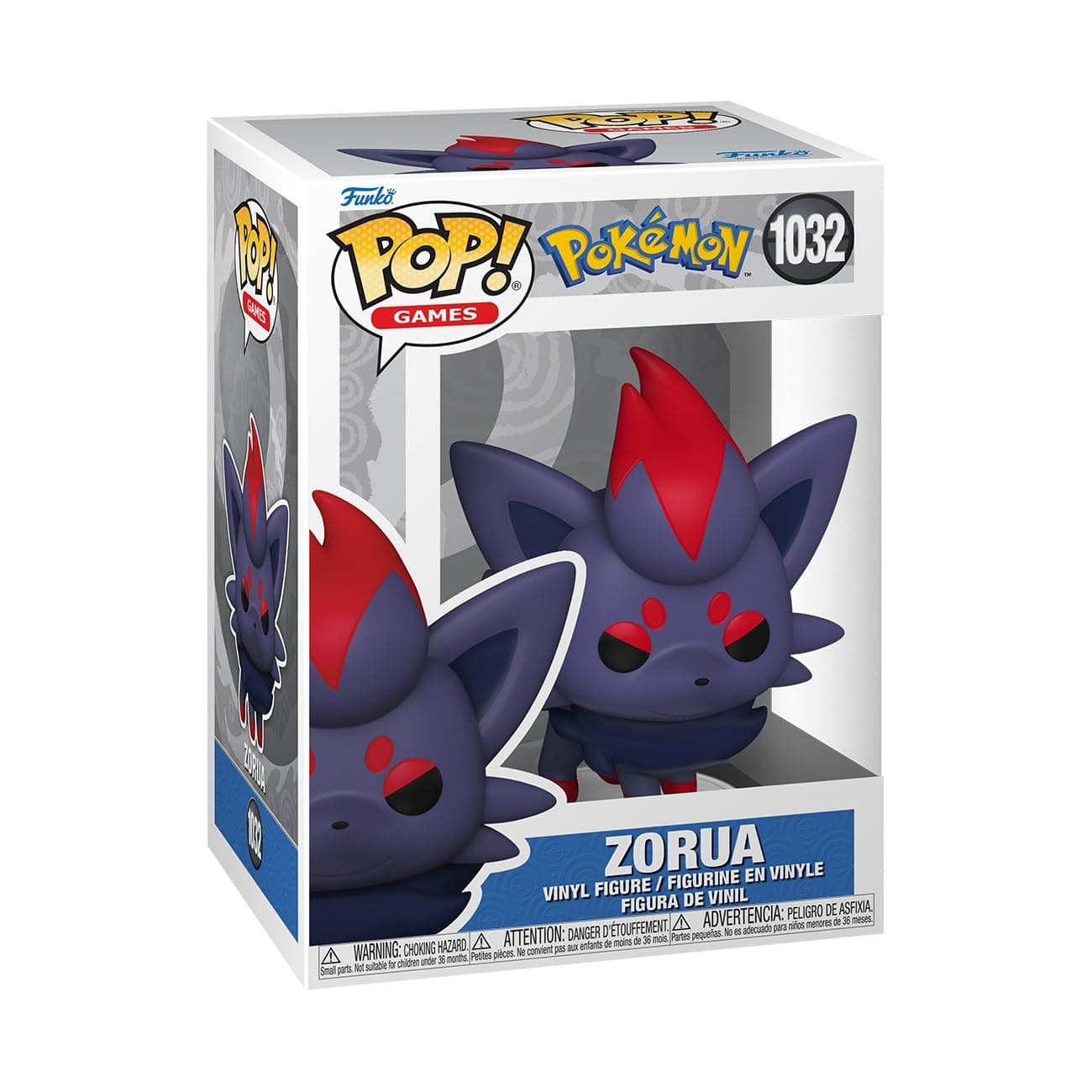 Funko Pop! Games: Pokemon - Zorua - Vinyl Collectible Figure - Gift Idea - Official Merchandise - Toy for Children and Adults - Video Games Fans - Model Figure for Collectors and Display